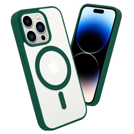 Shieldcase ShieldCase geschikt voor iPhone 14 Pro Magsafe hoesje transparant gekleurde rand (groen) + ShieldCase screenprotector - beschermglas iPhone bescherming - iPhone case bescherm hoesje + Screenprotector Shieldcase ShieldCase geschikt voor iPhone 14 Pro Magsafe hoesje transparant gekleurde rand (groen) + ShieldCase screenprotector - beschermglas iPhone bescherming - iPhone case bescherm hoesje + Screenprotector