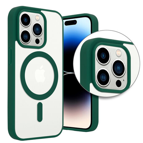 Shieldcase ShieldCase geschikt voor iPhone 14 Pro Magsafe hoesje transparant gekleurde rand (groen) + ShieldCase screenprotector - beschermglas iPhone bescherming - iPhone case bescherm hoesje + Screenprotector Shieldcase ShieldCase geschikt voor iPhone 14 Pro Magsafe hoesje transparant gekleurde rand (groen) + ShieldCase screenprotector - beschermglas iPhone bescherming - iPhone case bescherm hoesje + Screenprotector
