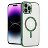 Shieldcase ShieldCase geschikt voor iPhone 14 Pro Max hoesje transparant Magsafe metal coating (donkergroen) + ShieldCase screenprotector - beschermglas iPhone bescherming - iPhone case bescherm hoesje + Screenprotector Shieldcase ShieldCase geschikt voor iPhone 14 Pro Max hoesje transparant Magsafe metal coating (donkergroen) + ShieldCase screenprotector - beschermglas iPhone bescherming - iPhone case bescherm hoesje + Screenprotector