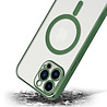 Shieldcase ShieldCase geschikt voor iPhone 14 Pro Max hoesje transparant Magsafe metal coating (donkergroen) + ShieldCase screenprotector - beschermglas iPhone bescherming - iPhone case bescherm hoesje + Screenprotector Shieldcase ShieldCase geschikt voor iPhone 14 Pro Max hoesje transparant Magsafe metal coating (donkergroen) + ShieldCase screenprotector - beschermglas iPhone bescherming - iPhone case bescherm hoesje + Screenprotector