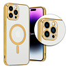 Shieldcase ShieldCase geschikt voor iPhone 14 Pro Max hoesje transparant Magsafe metal coating (goud) + ShieldCase screenprotector - beschermglas iPhone bescherming - iPhone case bescherm hoesje + Screenprotector Shieldcase ShieldCase geschikt voor iPhone 14 Pro Max hoesje transparant Magsafe metal coating (goud) + ShieldCase screenprotector - beschermglas iPhone bescherming - iPhone case bescherm hoesje + Screenprotector