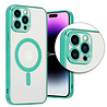 Shieldcase ShieldCase geschikt voor iPhone 14 Pro Max hoesje transparant Magsafe metal coating (groen) + ShieldCase screenprotector - beschermglas iPhone bescherming - iPhone case bescherm hoesje + Screenprotector Shieldcase ShieldCase geschikt voor iPhone 14 Pro Max hoesje transparant Magsafe metal coating (groen) + ShieldCase screenprotector - beschermglas iPhone bescherming - iPhone case bescherm hoesje + Screenprotector