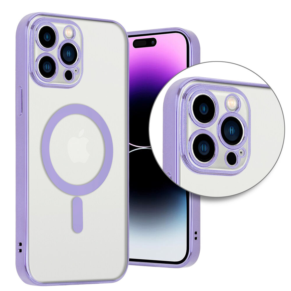 Shieldcase ShieldCase geschikt voor iPhone 14 Pro Max hoesje transparant Magsafe metal coating (paars) + ShieldCase screenprotector - beschermglas iPhone bescherming - iPhone case bescherm hoesje + Screenprotector Shieldcase ShieldCase geschikt voor iPhone 14 Pro Max hoesje transparant Magsafe metal coating (paars) + ShieldCase screenprotector - beschermglas iPhone bescherming - iPhone case bescherm hoesje + Screenprotector