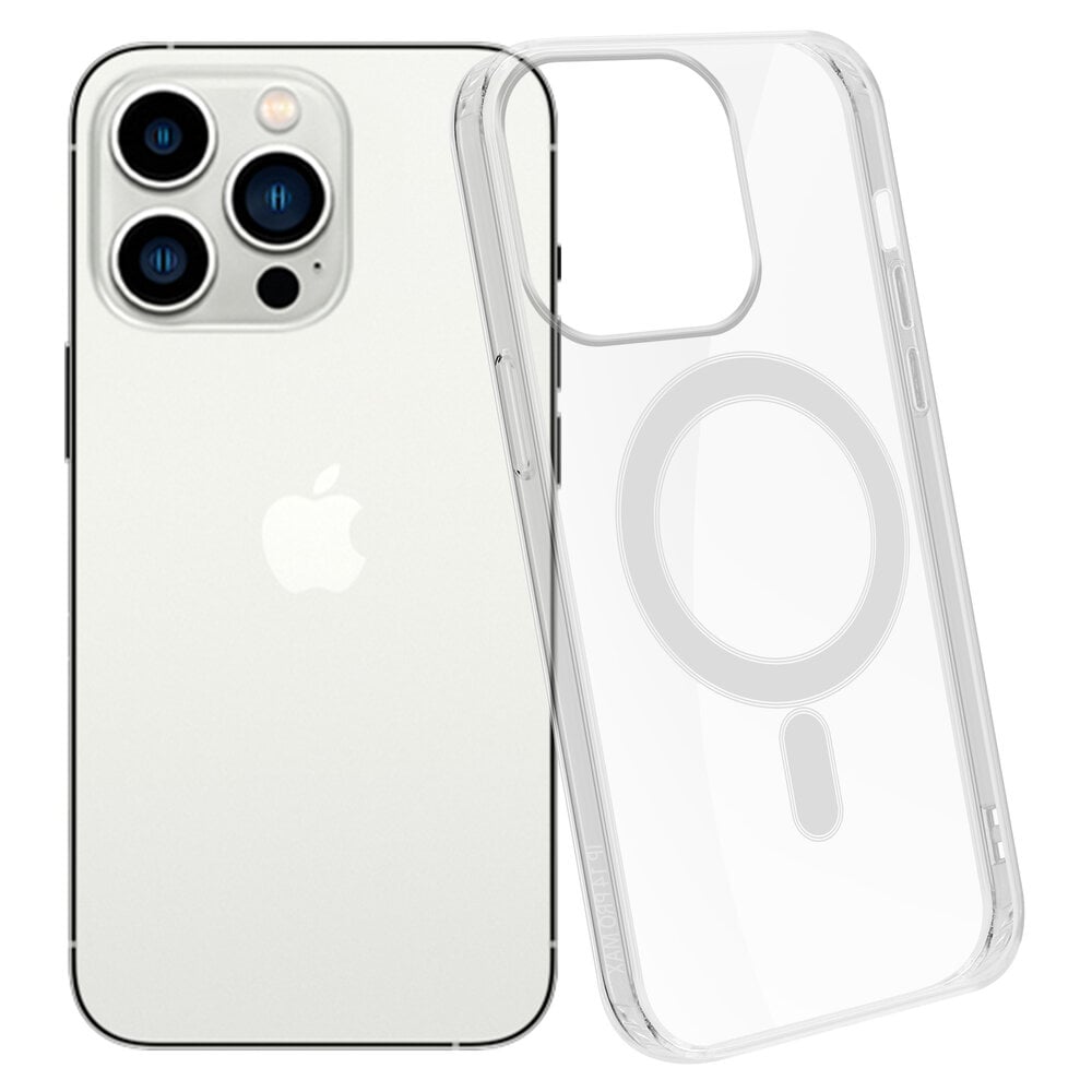 Shieldcase ShieldCase geschikt voor iPhone 14 Pro Max MagSafe hoesje (transparant) + ShieldCase screenprotector - beschermglas iPhone bescherming - iPhone case bescherm hoesje + Screenprotector