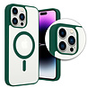 Shieldcase ShieldCase geschikt voor iPhone 14 Pro Max Magsafe hoesje transparant gekleurde rand (groen) + ShieldCase screenprotector - beschermglas iPhone bescherming - iPhone case bescherm hoesje + Screenprotector Shieldcase ShieldCase geschikt voor iPhone 14 Pro Max Magsafe hoesje transparant gekleurde rand (groen) + ShieldCase screenprotector - beschermglas iPhone bescherming - iPhone case bescherm hoesje + Screenprotector
