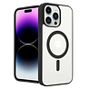 Shieldcase ShieldCase geschikt voor iPhone 14 Pro Max Magsafe hoesje transparant gekleurde rand (zwart) + ShieldCase screenprotector - beschermglas iPhone bescherming - iPhone case bescherm hoesje + Screenprotector Shieldcase ShieldCase geschikt voor iPhone 14 Pro Max Magsafe hoesje transparant gekleurde rand (zwart) + ShieldCase screenprotector - beschermglas iPhone bescherming - iPhone case bescherm hoesje + Screenprotector