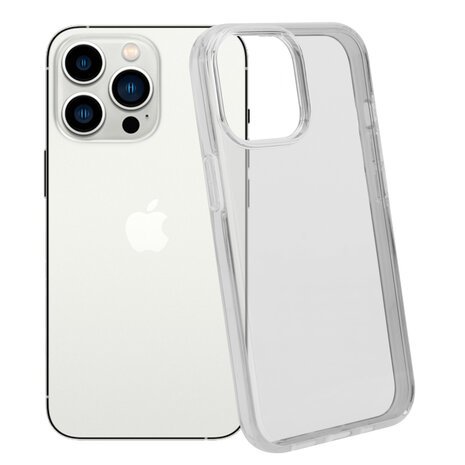 Shieldcase ShieldCase geschikt voor iPhone 14 Pro Max TPU case (transparant) + ShieldCase screenprotector - beschermglas iPhone bescherming - iPhone case bescherm hoesje + Screenprotector
