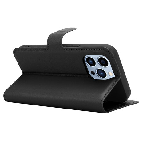 Shieldcase ShieldCase geschikt voor iPhone 14 Pro Max wallet case (zwart) + ShieldCase screenprotector - beschermglas iPhone bescherming - iPhone case bescherm hoesje + Screenprotector