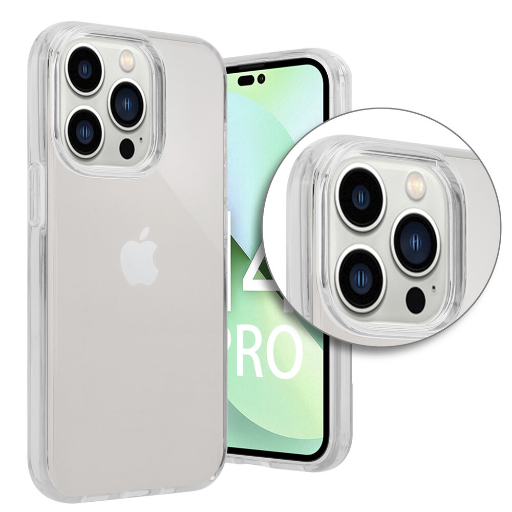 Shieldcase ShieldCase geschikt voor iPhone 14 Pro TPU case (transparant) + ShieldCase screenprotector - beschermglas iPhone bescherming - iPhone case bescherm hoesje + Screenprotector