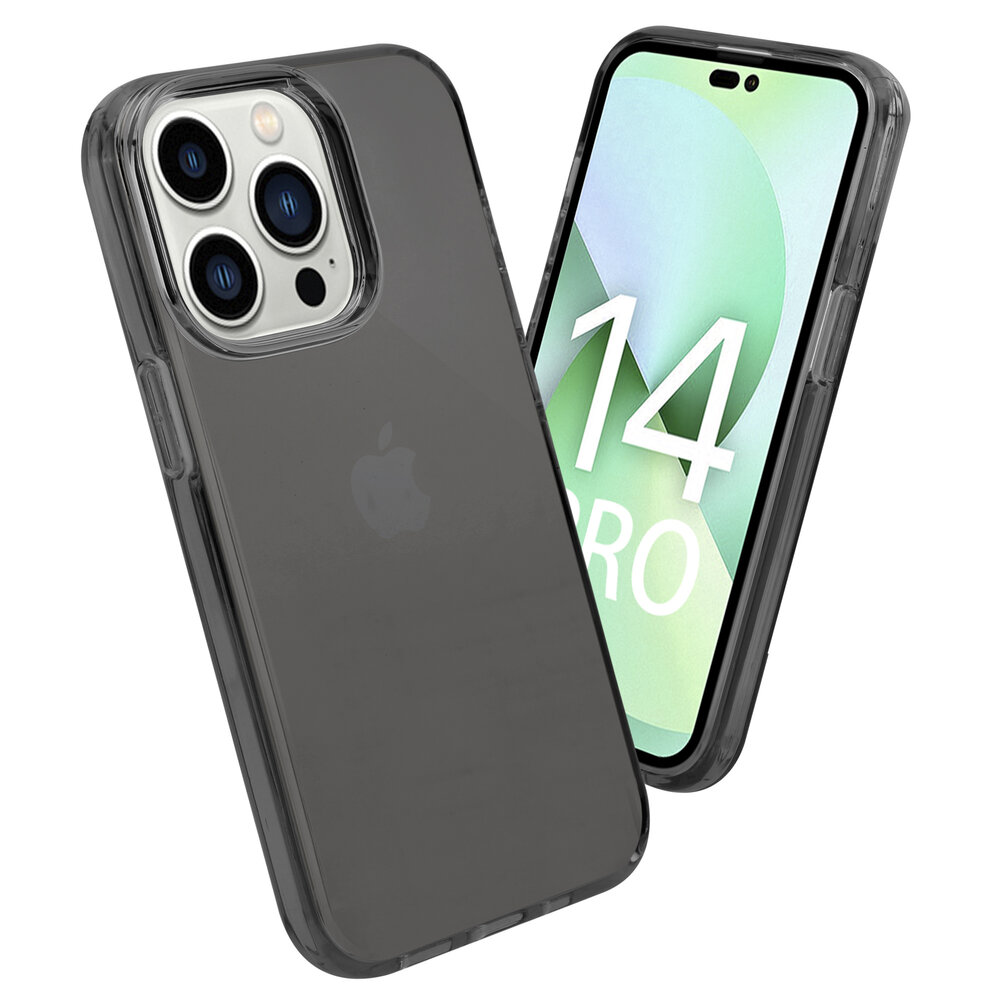Shieldcase ShieldCase geschikt voor iPhone 14 Pro TPU case (zwart) + ShieldCase screenprotector - beschermglas iPhone bescherming - iPhone case bescherm hoesje + Screenprotector
