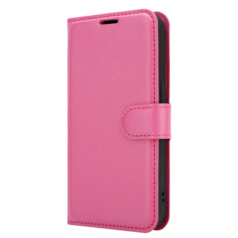 Shieldcase ShieldCase geschikt voor iPhone 14 Pro wallet case (roze)  + ShieldCase screenprotector - beschermglas iPhone bescherming - iPhone case bescherm hoesje + Screenprotector