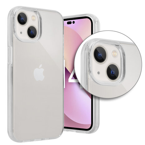 Shieldcase ShieldCase geschikt voor iPhone 14 TPU case (transparant) + ShieldCase screenprotector - beschermglas iPhone bescherming - iPhone case bescherm hoesje + Screenprotector
