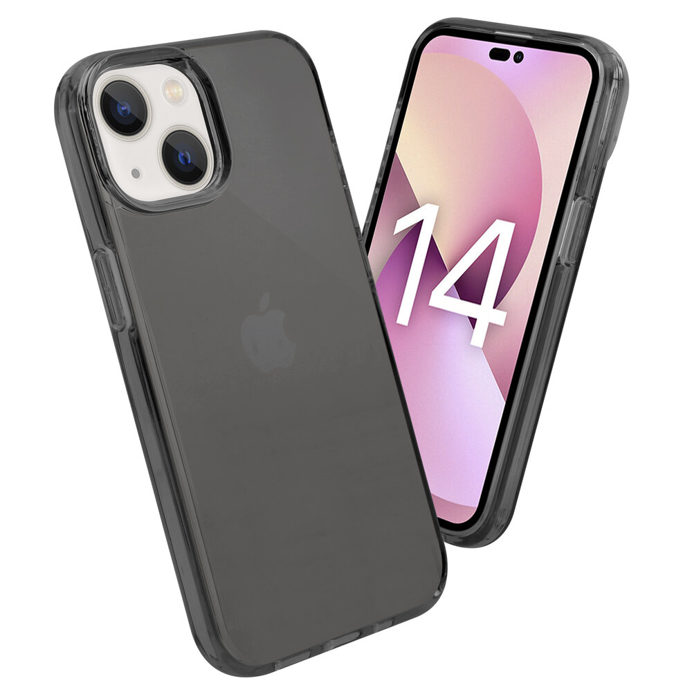 Shieldcase ShieldCase geschikt voor iPhone 14 TPU case (zwart) + ShieldCase screenprotector - beschermglas iPhone bescherming - iPhone case bescherm hoesje + Screenprotector