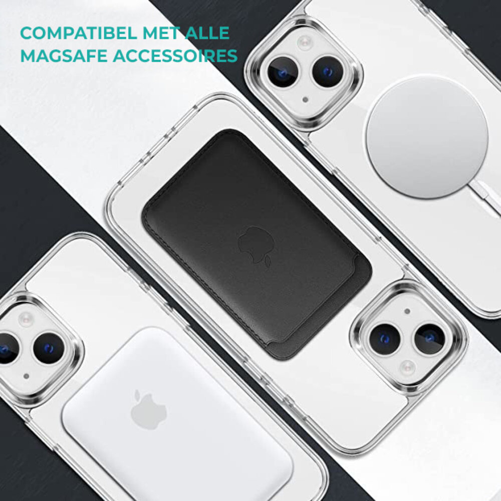 Shieldcase ShieldCase geschikt voor iPhone 14 transparant hoesje Magsafe compatible + ShieldCase screenprotector - beschermglas iPhone bescherming - iPhone case bescherm hoesje + Screenprotector
