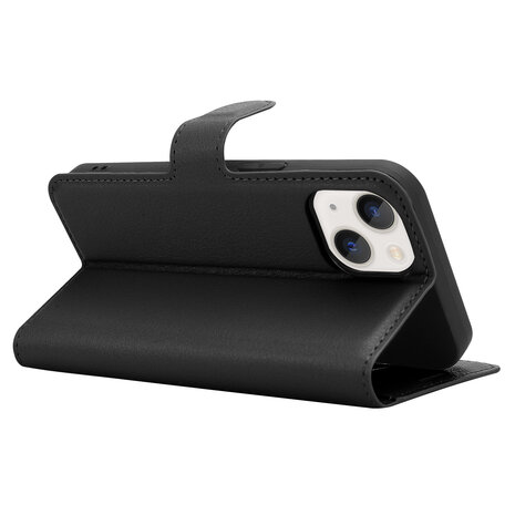 Shieldcase ShieldCase geschikt voor iPhone 14 wallet case (zwart) + ShieldCase screenprotector - beschermglas iPhone bescherming - iPhone case bescherm hoesje + Screenprotector