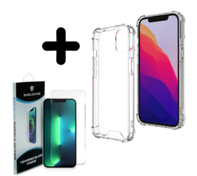 Shieldcase Shock case 14 (transparant) + Screenprotector - Batch 1 (05-2023)