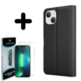 Shieldcase 14 wallet case (zwart) + Screenprotector - Batch 1 (05-2023)