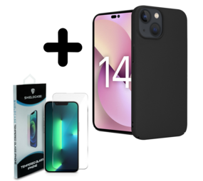 Shieldcase 14 ultra thin case (zwart) + Screenprotector - Batch 1 (05-2023)