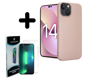Shieldcase 14 ultra thin case (rosÃƒÂ© goud) + Screenprotector - Batch 1 (05-2023)