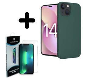 Shieldcase 14 ultra thin case (groen) + Screenprotector - Batch 1 (05-2023)