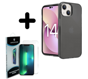 Shieldcase 14 TPU case (zwart) + Screenprotector - Batch 1 (05-2023)