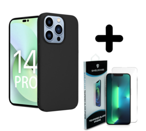 Shieldcase 14 Pro ultra thin case (zwart) + Screenprotector - Batch 1 (05-2023)