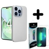Shieldcase 14 Pro ultra thin case (zilver) + Screenprotector - Batch 1 (05-2023)