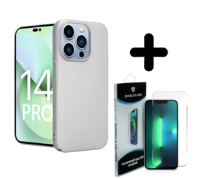 Shieldcase 14 Pro ultra thin case (zilver) + Screenprotector - Batch 1 (05-2023)