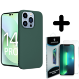 Shieldcase 14 Pro ultra thin case (groen) + Screenprotector - Batch 1 (05-2023)