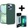 Shieldcase Shieldcase geschikt voor iPhone 14 Pro ultra thin case (groen) + ShieldCase screenprotector - beschermglas iPhone bescherming - iPhone case bescherm hoesje + Screenprotector Shieldcase Shieldcase geschikt voor iPhone 14 Pro ultra thin case (groen) + ShieldCase screenprotector - beschermglas iPhone bescherming - iPhone case bescherm hoesje + Screenprotector