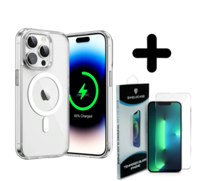 Shieldcase 14 Pro transparant hoesje Magsafe compatible + Screenprotector - Batch 1 (05-2023)