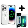 Shieldcase ShieldCase geschikt voor iPhone 14 Pro transparant hoesje Magsafe compatible + ShieldCase screenprotector - beschermglas iPhone bescherming - iPhone case bescherm hoesje + Screenprotector Shieldcase ShieldCase geschikt voor iPhone 14 Pro transparant hoesje Magsafe compatible + ShieldCase screenprotector - beschermglas iPhone bescherming - iPhone case bescherm hoesje + Screenprotector