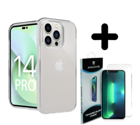 Shieldcase 14 Pro TPU case (transparant) + Screenprotector - Batch 1 (05-2023)