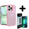 Shieldcase ShieldCase geschikt voor iPhone 14 Pro TPU case (roze) + ShieldCase screenprotector - beschermglas iPhone bescherming - iPhone case bescherm hoesje + Screenprotector Shieldcase ShieldCase geschikt voor iPhone 14 Pro TPU case (roze) + ShieldCase screenprotector - beschermglas iPhone bescherming - iPhone case bescherm hoesje + Screenprotector