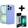 Shieldcase ShieldCase geschikt voor iPhone 14 Pro silicone case (paars) + ShieldCase screenprotector - beschermglas iPhone bescherming - iPhone case bescherm hoesje + Screenprotector Shieldcase ShieldCase geschikt voor iPhone 14 Pro silicone case (paars) + ShieldCase screenprotector - beschermglas iPhone bescherming - iPhone case bescherm hoesje + Screenprotector