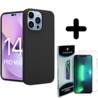 Shieldcase ShieldCase geschikt voor iPhone 14 Pro Max silicone case (zwart) + ShieldCase screenprotector - beschermglas iPhone bescherming - iPhone case bescherm hoesje + Screenprotector Shieldcase ShieldCase geschikt voor iPhone 14 Pro Max silicone case (zwart) + ShieldCase screenprotector - beschermglas iPhone bescherming - iPhone case bescherm hoesje + Screenprotector