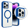 Shieldcase ShieldCase geschikt voor iPhone 14 Pro Max Magsafe hoesje transparant gekleurde rand (blauw) + ShieldCase screenprotector - beschermglas iPhone bescherming - iPhone case bescherm hoesje + Screenprotector Shieldcase ShieldCase geschikt voor iPhone 14 Pro Max Magsafe hoesje transparant gekleurde rand (blauw) + ShieldCase screenprotector - beschermglas iPhone bescherming - iPhone case bescherm hoesje + Screenprotector