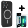 Shieldcase ShieldCase geschikt voor iPhone 14 Pro Max Magsafe hoesje siliconen zijde (zwart) + ShieldCase screenprotector - beschermglas iPhone bescherming - iPhone case bescherm hoesje + Screenprotector Shieldcase ShieldCase geschikt voor iPhone 14 Pro Max Magsafe hoesje siliconen zijde (zwart) + ShieldCase screenprotector - beschermglas iPhone bescherming - iPhone case bescherm hoesje + Screenprotector