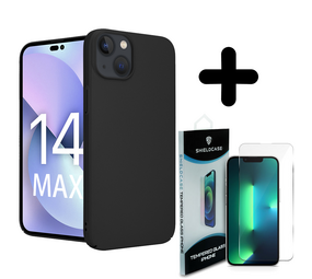 Shieldcase 14 Plus ultra thin case (zwart) + Screenprotector - Batch 1 (05-2023)