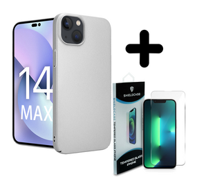 Shieldcase 14 Plus ultra thin case (zilver) + Screenprotector - Batch 1 (05-2023)