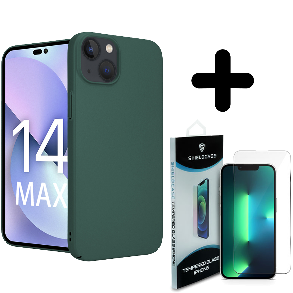 Shieldcase Shieldcase geschikt voor iPhone 14 Plus ultra thin case (groen) + ShieldCase screenprotector - beschermglas iPhone bescherming - iPhone case bescherm hoesje + Screenprotector Shieldcase Shieldcase geschikt voor iPhone 14 Plus ultra thin case (groen) + ShieldCase screenprotector - beschermglas iPhone bescherming - iPhone case bescherm hoesje + Screenprotector