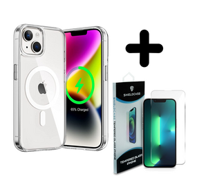 Shieldcase 14 Plus transparant hoesje Magsafe compatible + Screenprotector - Batch 1 (05-2023)