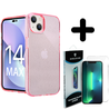 Shieldcase ShieldCase geschikt voor iPhone 14 Plus TPU Glitter case (roze) + ShieldCase screenprotector - beschermglas iPhone bescherming - iPhone case bescherm hoesje + Screenprotector Shieldcase ShieldCase geschikt voor iPhone 14 Plus TPU Glitter case (roze) + ShieldCase screenprotector - beschermglas iPhone bescherming - iPhone case bescherm hoesje + Screenprotector