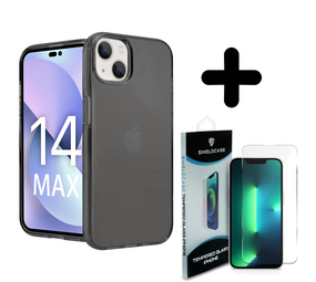 Shieldcase 14 Plus TPU case (zwart) + Screenprotector - Batch 1 (05-2023)