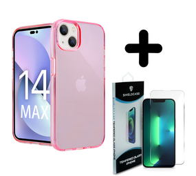 Shieldcase 14 Plus TPU case (roze) + Screenprotector - Batch 1 (05-2023)