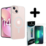 Shieldcase 14 MagSafe hoesje (transparant) + Screenprotector - Batch 1 (05-2023)