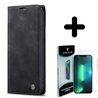 Shieldcase Shieldcase geschikt voor iPhone 14 bookcase (zwart) + ShieldCase screenprotector - beschermglas iPhone bescherming - iPhone case bescherm hoesje + Screenprotector Shieldcase Shieldcase geschikt voor iPhone 14 bookcase (zwart) + ShieldCase screenprotector - beschermglas iPhone bescherming - iPhone case bescherm hoesje + Screenprotector