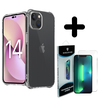 Shieldcase ShieldCase geschikt voor iPhone 14 Anti-Yellowing TPU shock case (transparant) + ShieldCase screenprotector - beschermglas iPhone bescherming - iPhone case bescherm hoesje + Screenprotector Shieldcase ShieldCase geschikt voor iPhone 14 Anti-Yellowing TPU shock case (transparant) + ShieldCase screenprotector - beschermglas iPhone bescherming - iPhone case bescherm hoesje + Screenprotector