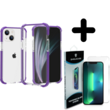 Shieldcase Bumper shock case 14 (paars) + Screenprotector - Batch 1 (05-2023)