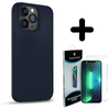 Coverzs Coverzs Solid silicone case geschikt voor iPhone 14 Pro Max (marine blauw) + ShieldCase screenprotector - beschermglas iPhone bescherming - iPhone case bescherm hoesje + Screenprotector Coverzs Coverzs Solid silicone case geschikt voor iPhone 14 Pro Max (marine blauw) + ShieldCase screenprotector - beschermglas iPhone bescherming - iPhone case bescherm hoesje + Screenprotector